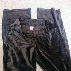 Elegant Black Velvet Pants